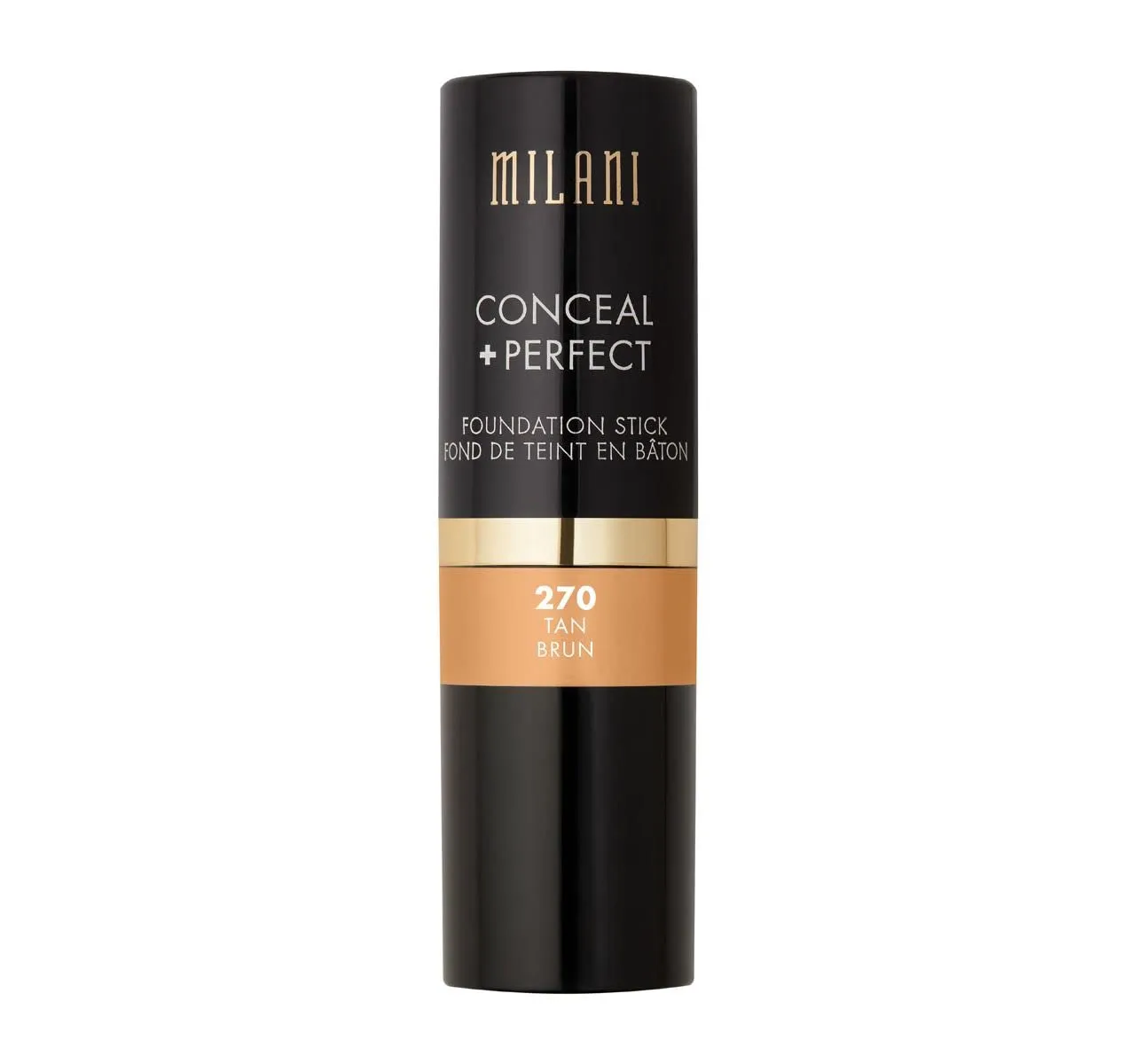 Milani Conceal   Perfect Foundation Stick - Tan (0.46 Ounce) Vegan, Cruelty-Free Cream Foundation - Cover Under-Eye Circles, Blemishes & Skin Discoloration for a Flawless Finish