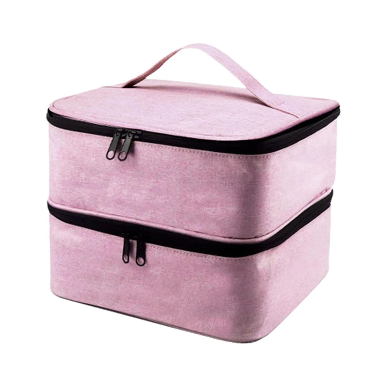 Nail Polish Storage Organizer, Elegant Solution for Manicure Essentials, Blush Pink, 8.66x10.23x7.48inch