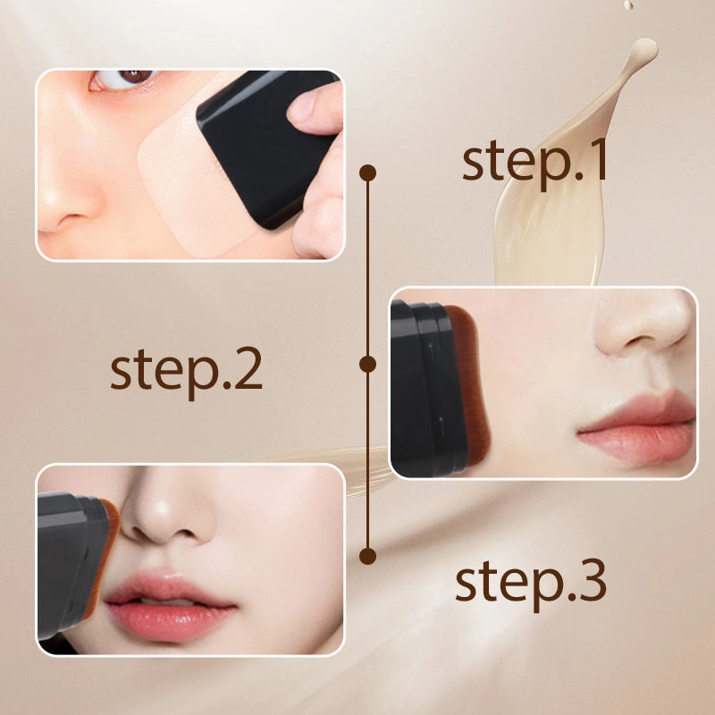 Natürlicher Matte-Finish Foundation Stick mit Pinsel