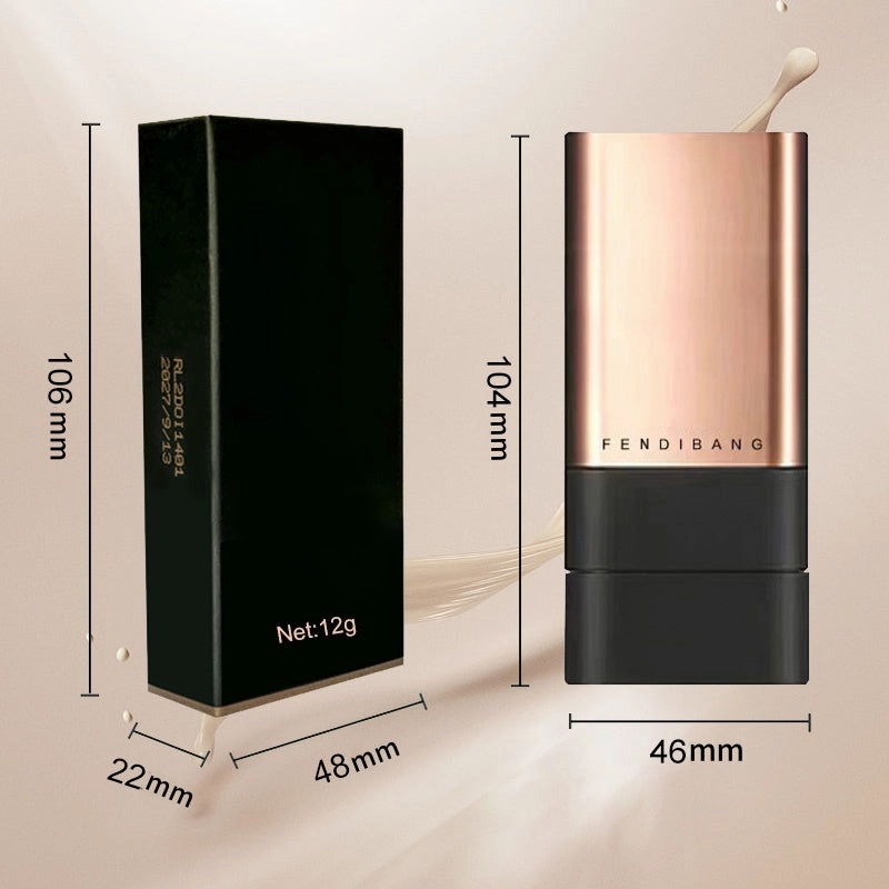 Natürlicher Matte-Finish Foundation Stick mit Pinsel