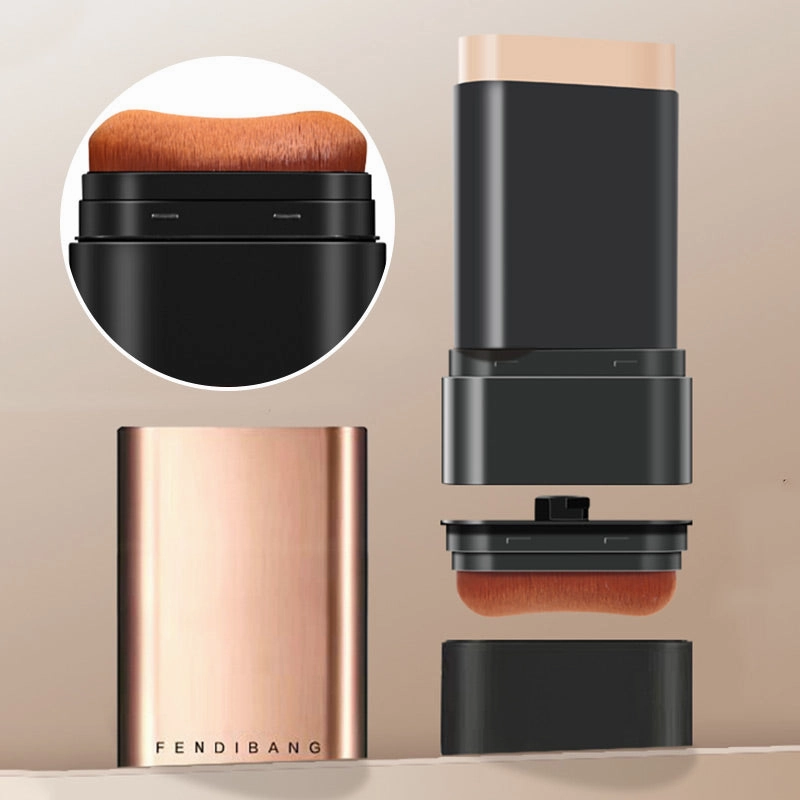 Natürlicher Matte-Finish Foundation Stick mit Pinsel