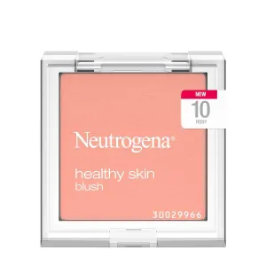 Neutrogena Healthy Skin Powder Blush Makeup Palette, Illuminating Pigmented Blush with Vitamin C and Botanical Conditioners for Blendable, Buildable Application, 10 Rosy,.19 oz