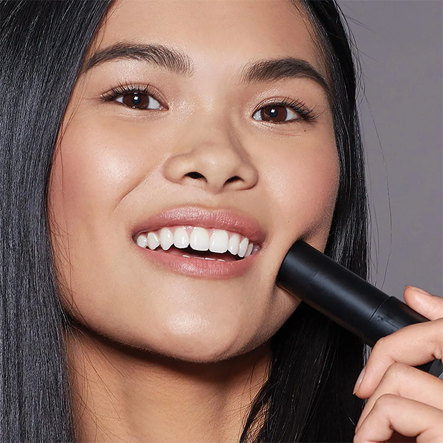 Nudestix Nudies Tinted Blur Foundation Stick, Matte Cream Powder Multitask Makeup to Tint, Blur, Blot Skin and Sculpt Face, Lightweight, Natural Matte Finish, 0.2 fl oz (6.2 g)