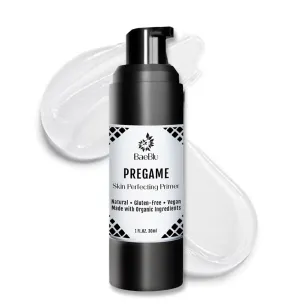 Organic Face Primer, Perfects Skin, Extends Makeup Wear Time, Silicone-Free, Gluten-Free