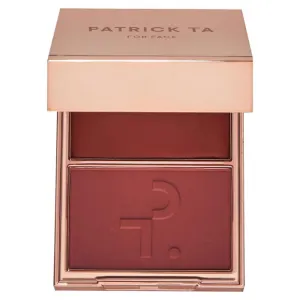 P4trick Ta.- Major Headlines Double-Take Crème & Powder Blush Duo - color: She Knows Who She Is (terracotta)