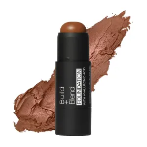 Palladio BUILD   BLEND Foundation Stick, Contour Stick for Face, Professional Makeup for Perfect Look, 0.25 Ounce (Mocha)