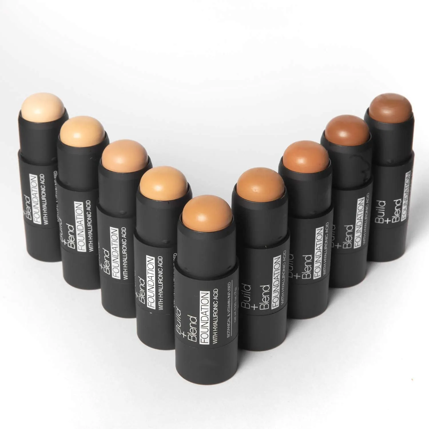 Palladio BUILD   BLEND Foundation Stick, Contour Stick for Face, Professional Makeup for Perfect Look, 0.25 Ounce (Mocha)