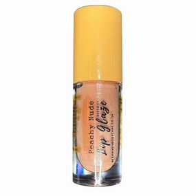 Peachy Nude Beeswax Lip Glaze - Nude Colour