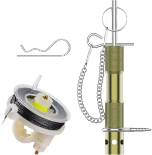 Perimeter Trip Alarm, Camp Safety Perimeter Trip Wire Alarm kit, Perimeter Defense Device, Use 209 Primers Early Warning Security System for Camping Property Safety
