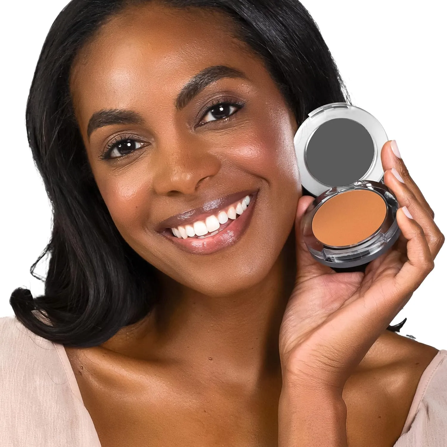 PÜR Beauty 4-in-1 Pressed Mineral Makeup SPF 15 Powder Foundation with Concealer & Finishing Powder- Medium to Full Coverage Foundation- Mineral-Based Powder- Cruelty-Free & Vegan Friendly