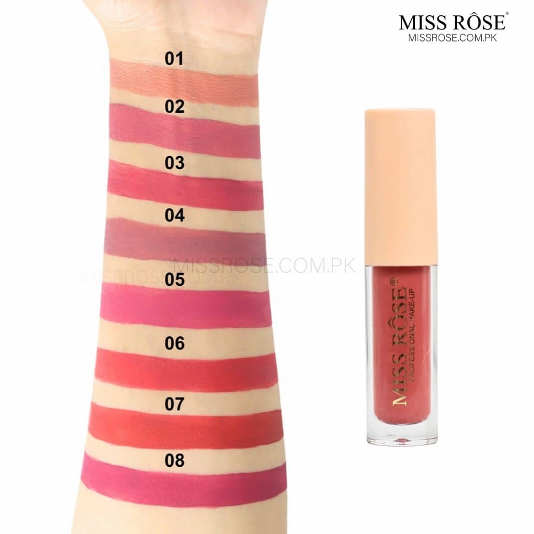 Price-match guarantee Luxe Gloss Lip Missrose Expedited delivery Matte