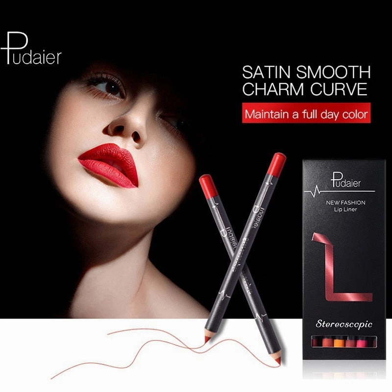 Pudaier 12 Color Lip Liner