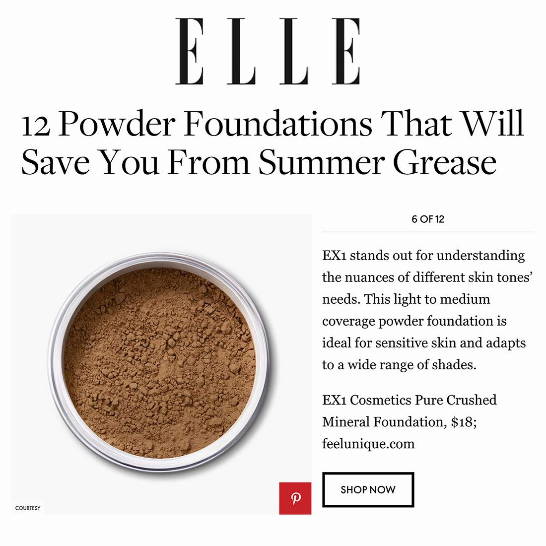Pure Crushed Mineral Powder Foundation (3.0)