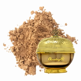 Pure Loose powder mineral foundation natural certified organic vegan cruelty free preservative free no parabens skin soothing formulation sweat proof breathable (Toffee)