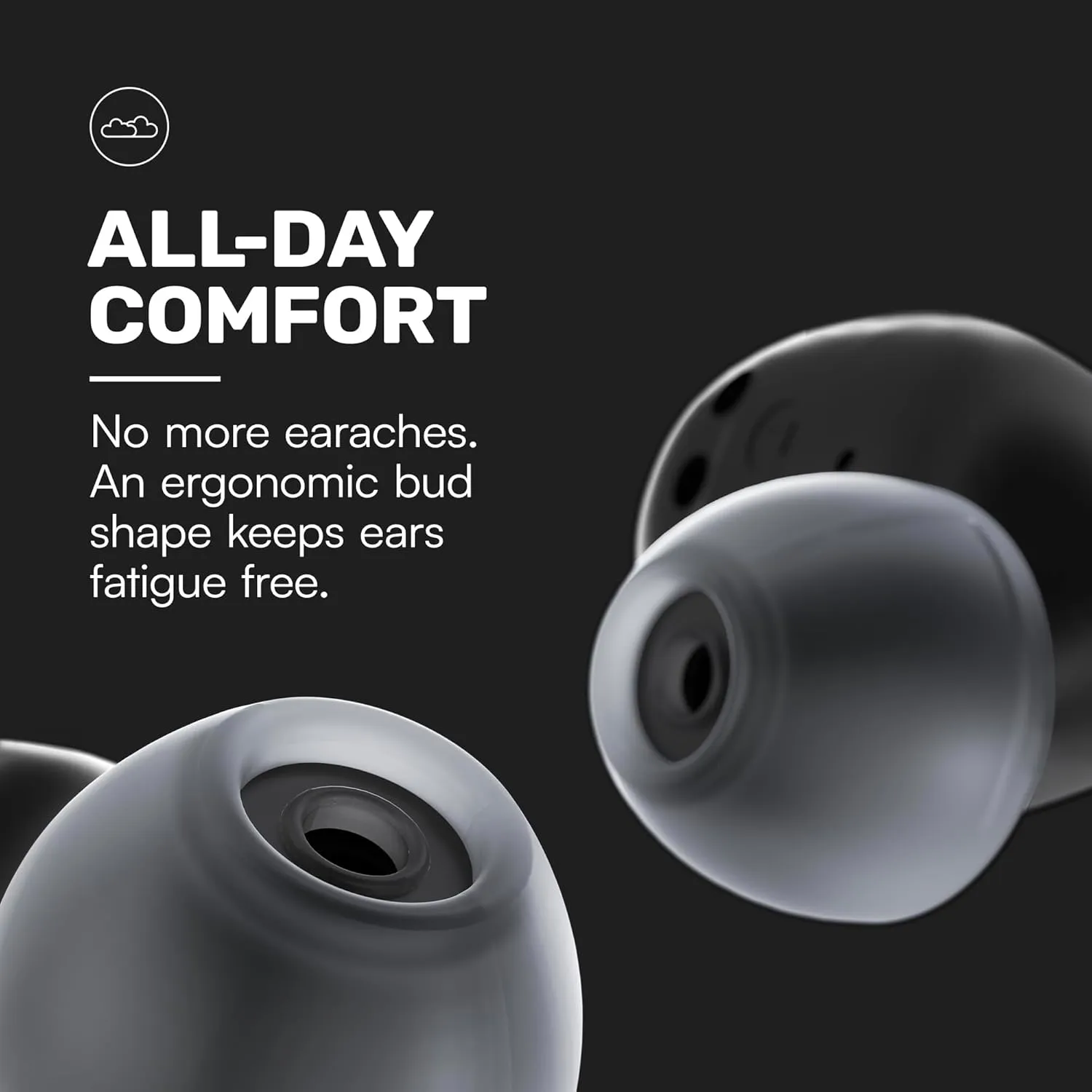 Raycon Everyday Earbuds (2024 Edition) - Bluetooth True Wireless in-Ear Buds with 32 Hours Playtime, Multpoint Technology, Extreme Comfort, and Active Noise Cancellation (Blush Violet)