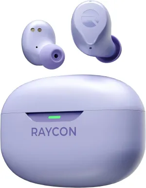 Raycon Everyday Earbuds (2024 Edition) - Bluetooth True Wireless in-Ear Buds with 32 Hours Playtime, Multpoint Technology, Extreme Comfort, and Active Noise Cancellation (Blush Violet)