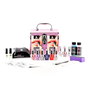 RC Red Carpet Manicure Fortify & Protect Bundle Pink Kit – DIY Gel Polish System, Salon-Quality Manicures at Home, Complete with Tools & Accessories (6PK Pinks/Purples Kit)