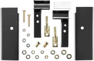 RealTruck Backrack Hardware Kit for use w/Standard Bed, Black, No Drill | 30124 | Fits 2020-2025 Chevrolet/GMC Silverado/Sierra 2500/3500 HD