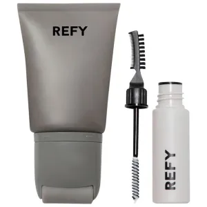 REFY Mini Brow Sculpt and Sculpt Face Primer Set   Bonus Premium Korean Hydrating Sheet Masque, Clear