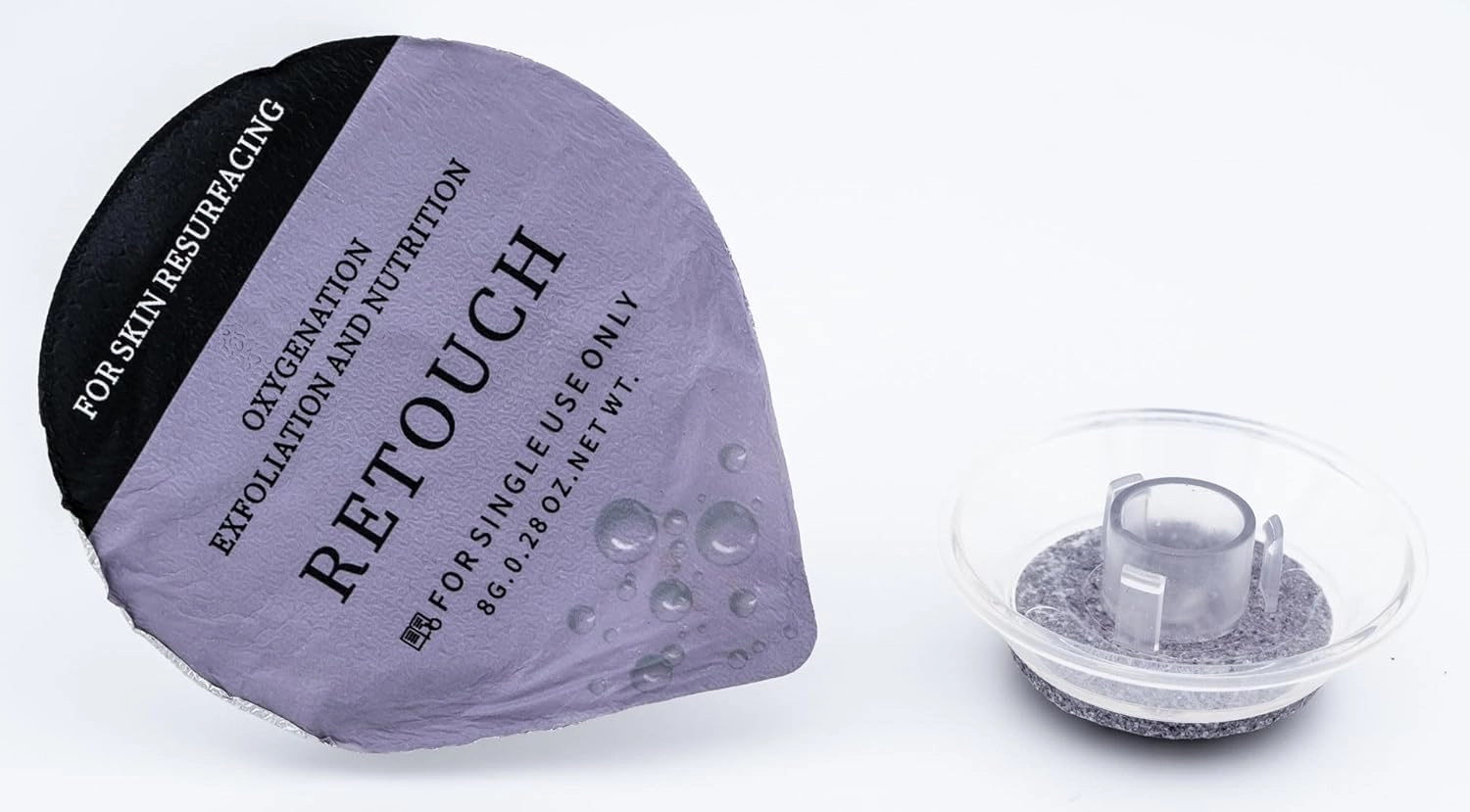 Retouch - Oxygen Facial CO2 Therapy, Home Facial, 6 Pods   6 Primer Gel   6 Serum After Treatment (New Formula Less Foam)