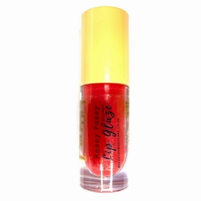 Rosey Posey Beeswax Lip Glaze - Red Colour