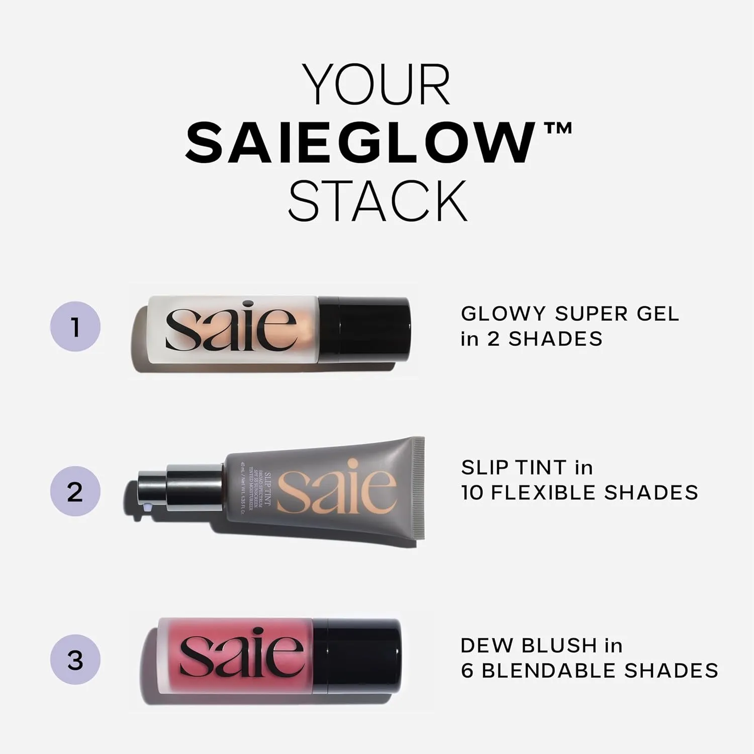 Saie Dew Liquid Blush for Cheeks - Hydrating Cream Blush Stick with a Blendable   Buildable Formula - Skincare Infused Dewy Cheek Tint for a Natural Flush - Glowy Makeup Essential - Cutie (.40 oz)
