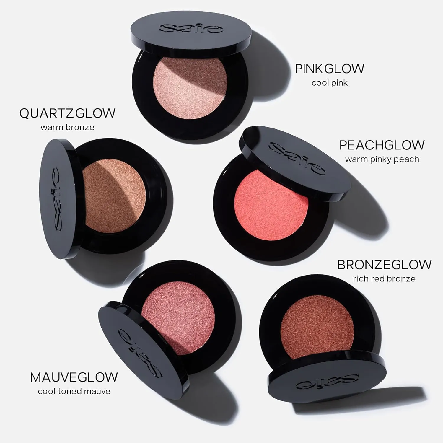 Saie Glow Sculpt Multi-Use Highlighter   Cream Blush Refill - Lightweight with Hyaluronic Acid   Micropearl for Radiant, Glowing Skin - Mauveglow (.02 oz)