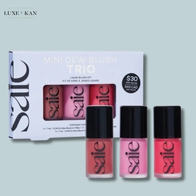 SAIE Mini Dew Blush Trio