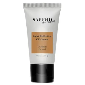 SAPPHO New Paradigm - Organic Light Reflecting CC Cream | Clean, Vegan, Cruelty-Free Makeup (4 - Caramel)