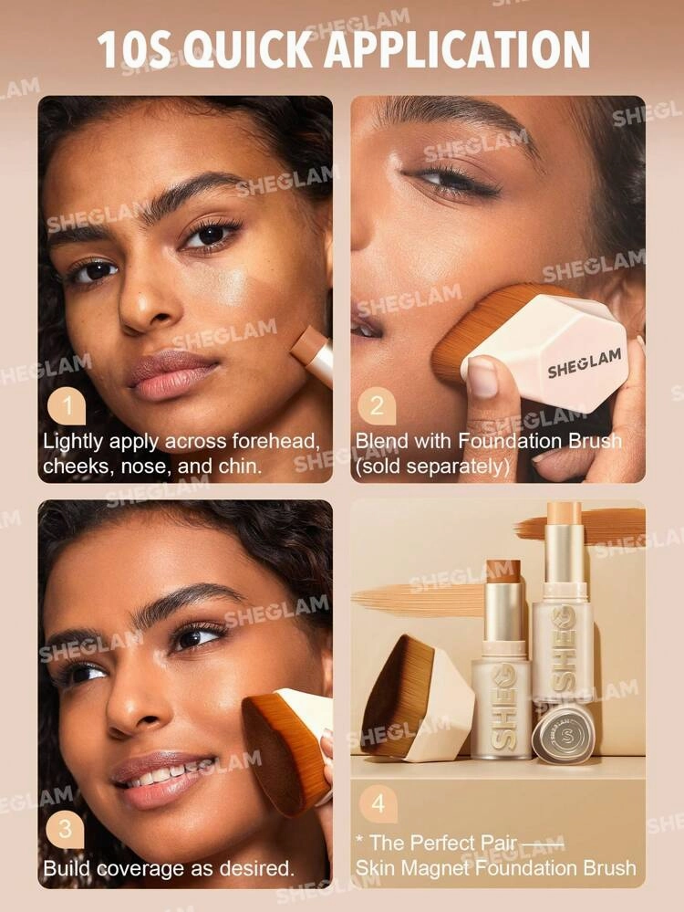 SHEGLAM High Coverage Foundation Stick Sample