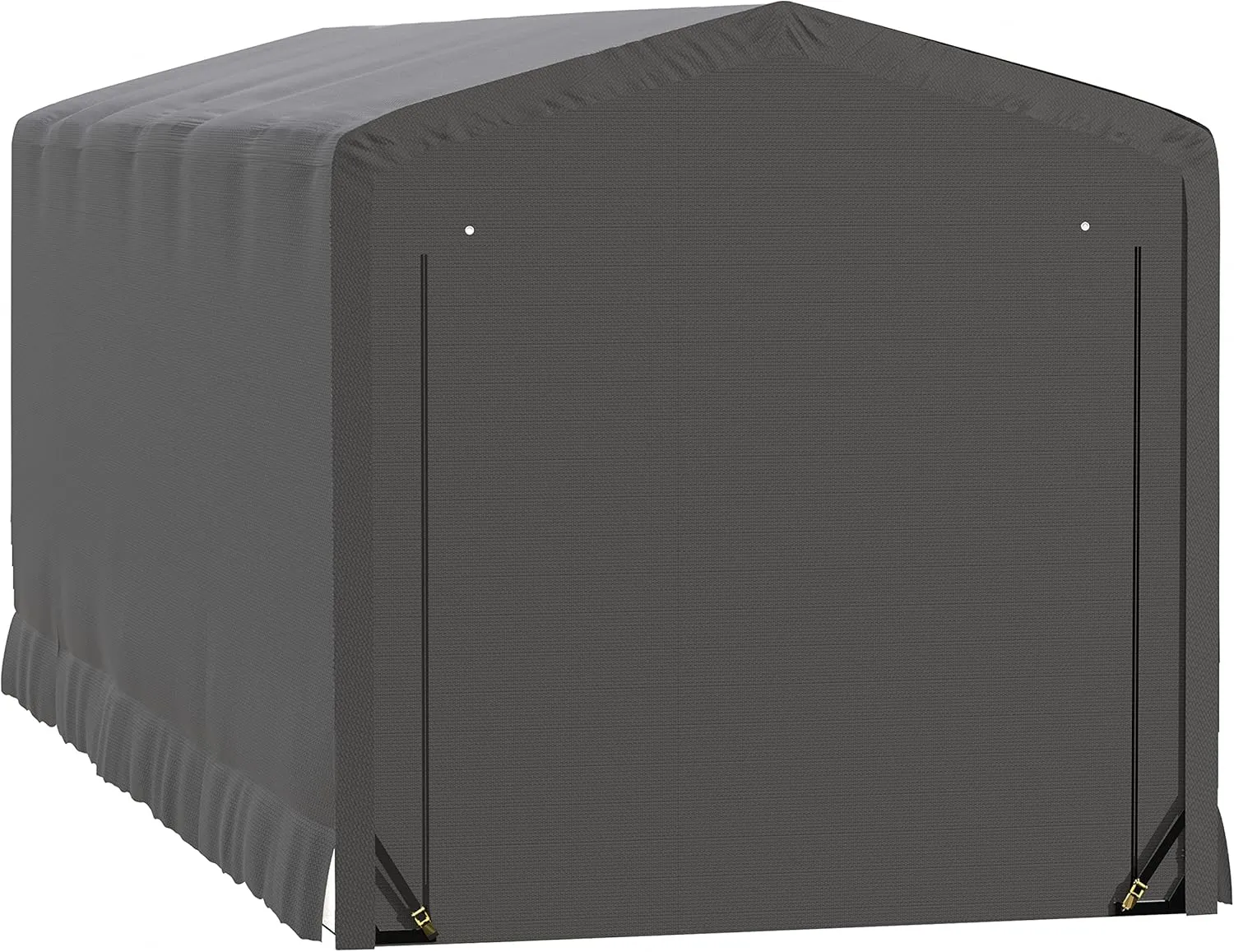 ShelterLogic ShelterTube Garage & Storage Shelter, 10' x 27' x 10' Heavy-Duty Steel Frame Wind and Snow-Load Rated Enclosure, Gray