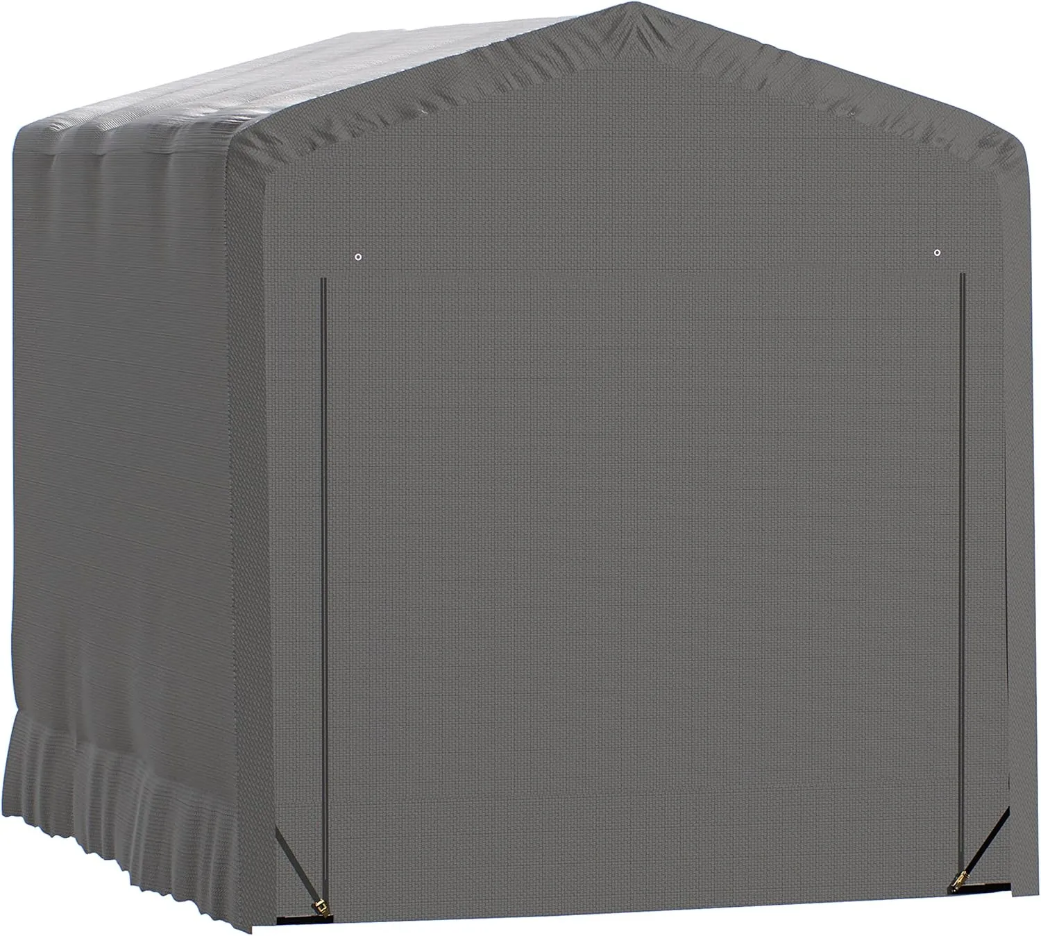 ShelterLogic ShelterTube Garage & Storage Shelter, 14' x 18' x 16' Heavy-Duty Steel Frame Wind and Snow-Load Rated Enclosure, Gray