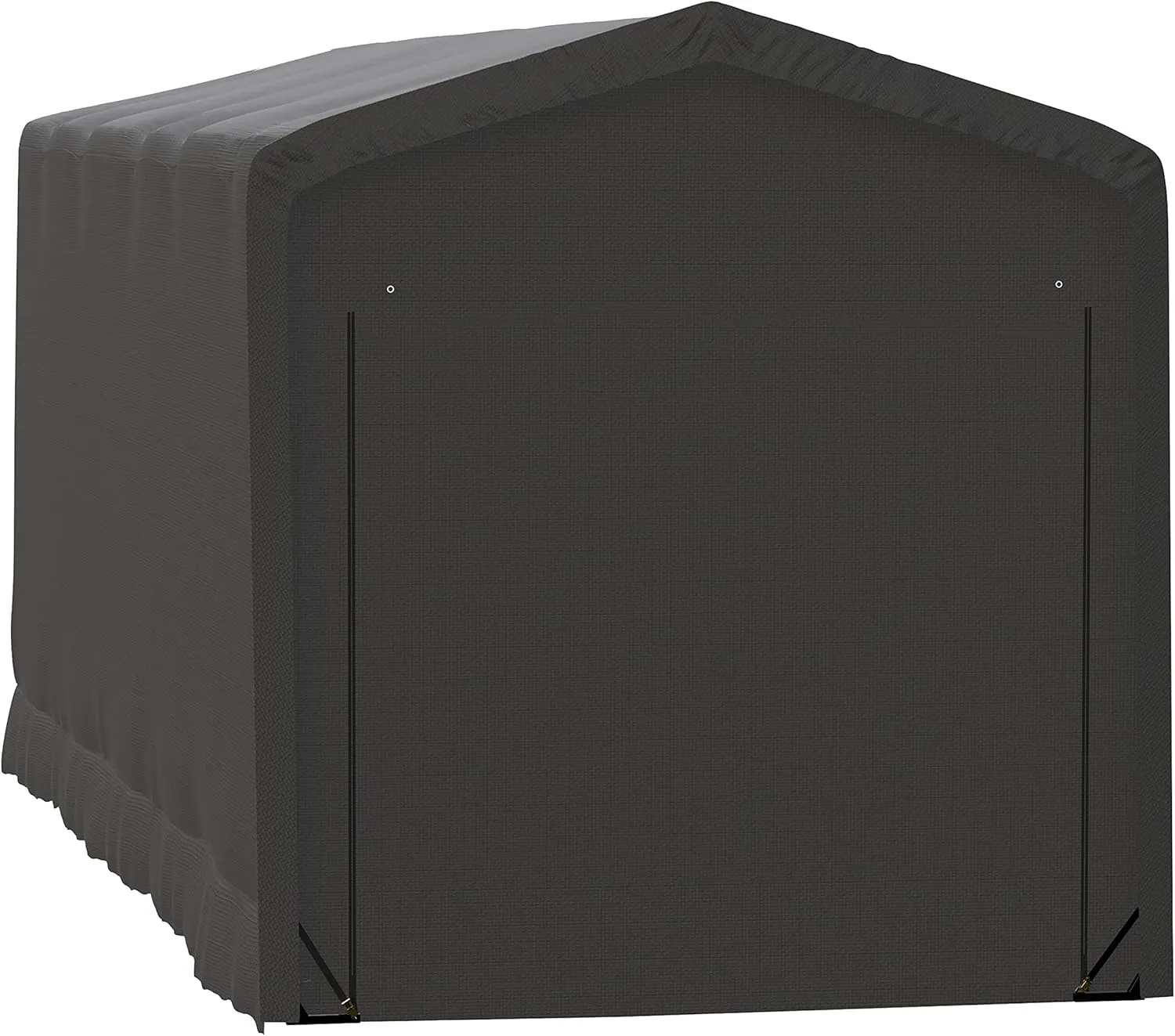 ShelterLogic ShelterTube Garage & Storage Shelter, 14' x 36' x 16' Heavy-Duty Steel Frame Wind and Snow-Load Rated Enclosure, Gray