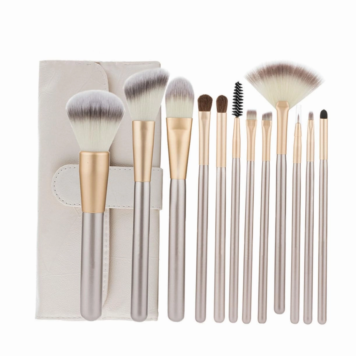 SOIMISS 1set Brush Makeup Brush Eyebrows Eyelashes Face Rice White for Blush Contouring and Highlighting Easy to Clean and Versatile