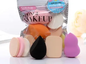 SUA.KE 6-in-1 Professional Beauty Blender Sponge for Face Makeup with Cotton Pad Foundation Beauty Blender, Powder Buff, and Cosmetic Puff Perfect for Women's & Girls Cosmetic Makeup.