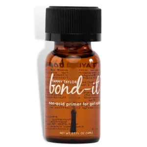 Tammy Taylor Bond It Acrylic Nail Primer | Acid Free Gel Nail Care for Semi Cured Gel Nail Strips, Acrylic Powder and Nail Polish | Professional Salon-Quality Nail Prep for Healthy, Strong Nails