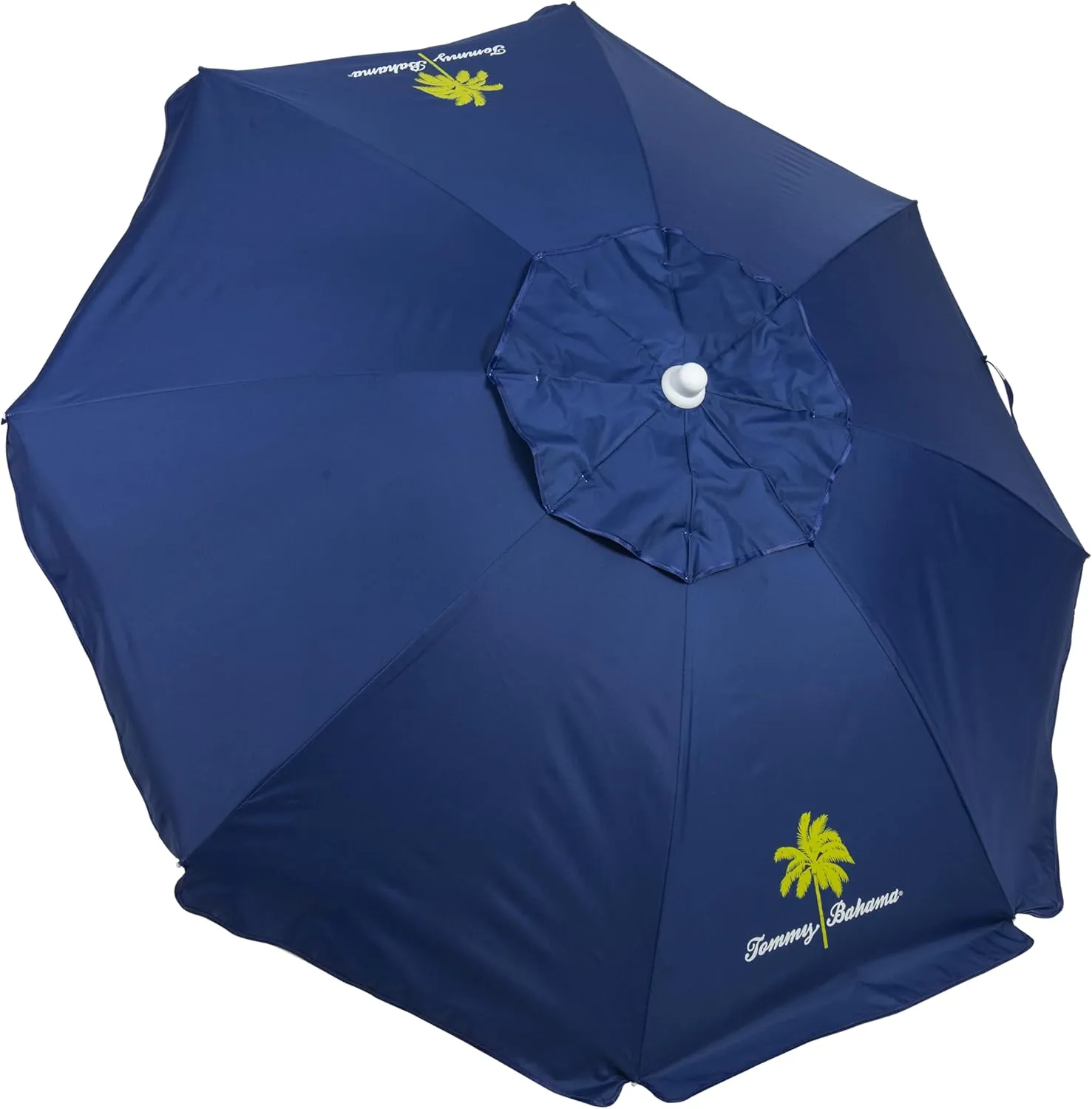 Tommy Bahama Beach Umbrella with Sand Anchor and Carrying Bag, Portable, Durable