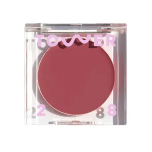 Tower 28 Beauty BeachPlease Cream Blush for Cheeks and Lips - Multi-Purpose Lip and Cheek Tint in Mauve Blush - for Sensitive Skin – Color OFFICE HOURS, Luminous Finish