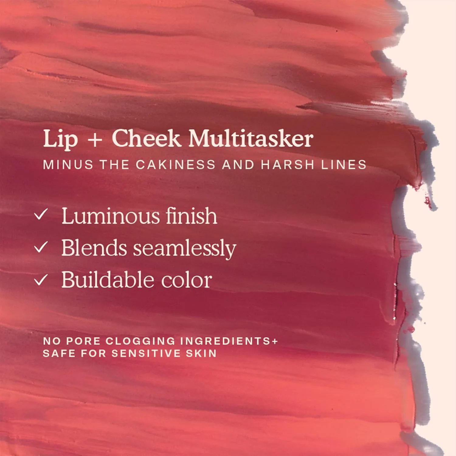 Tower 28 Beauty BeachPlease Cream Blush for Cheeks and Lips - Multi-Purpose Lip and Cheek Tint in Mauve Blush - for Sensitive Skin – Color OFFICE HOURS, Luminous Finish