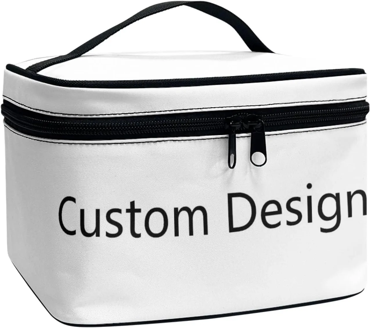 Uasibuni Travel Makeup Bag,Small Makeup Bag Organizer Cosmetic Bags Custom Print Pattern Make Up Bag Makeup Organizer Case