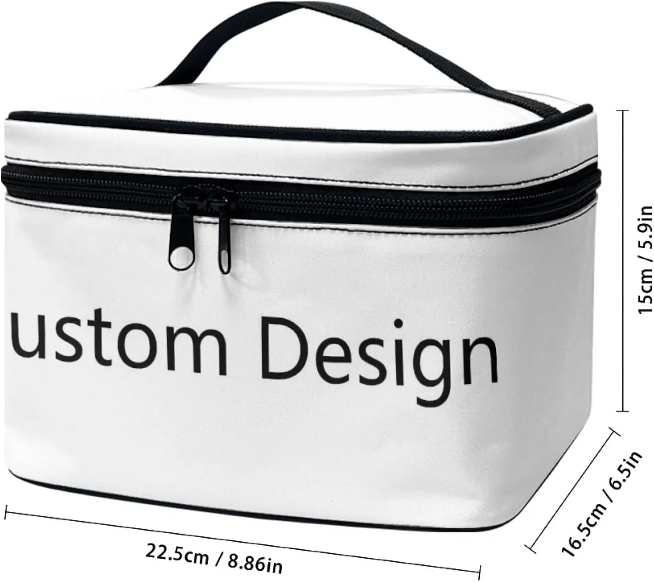 Uasibuni Travel Makeup Bag,Small Makeup Bag Organizer Cosmetic Bags Custom Print Pattern Make Up Bag Makeup Organizer Case