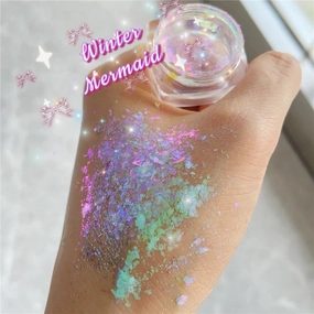 WINTER MERMAID 2 Toned “Ice Glacier” Gel Flake